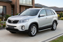 Kia Sorento II XM 2009–2014 Maydos V1 zijtreden (set 2 stuks, aluminium + RVS) 2013-2016 foto 1