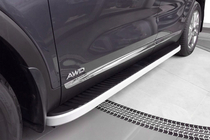 Kia Sorento II XM 2009–2014 Side steps Tayga Grey (set van 2, aluminium) 2010-2013 foto 1