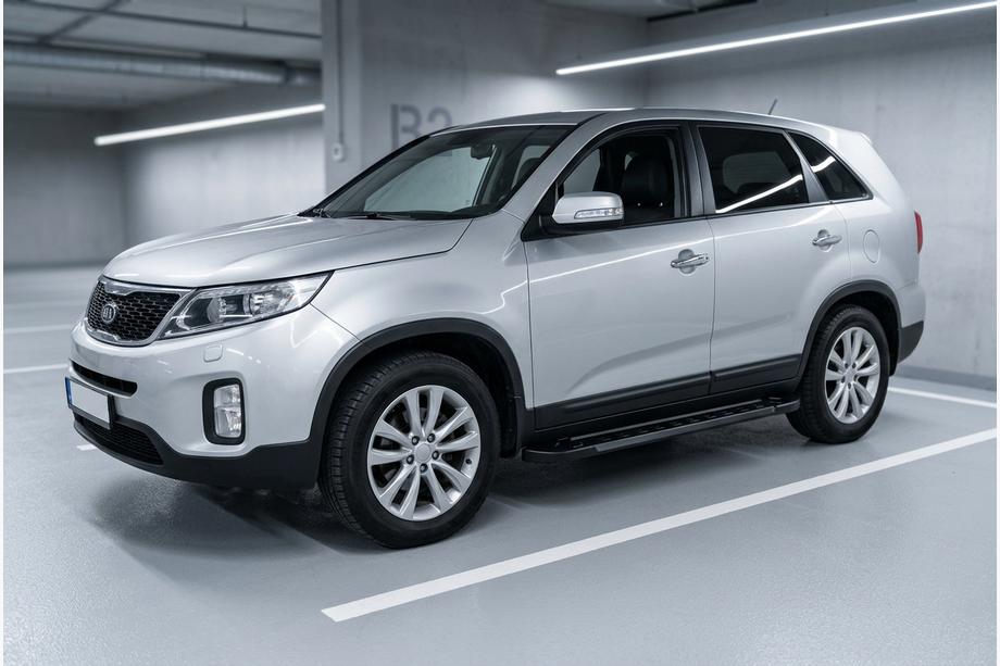 Kia Sorento II XM 2009–2014 RedLine Black zijsteps (set van 2, aluminium) 2013-2016 Image