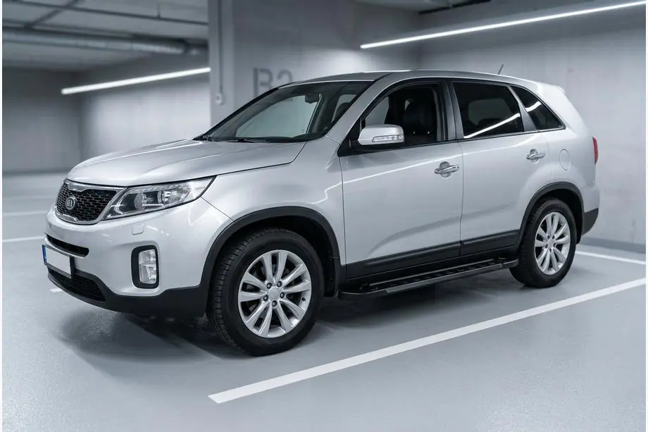 Kia Sorento II XM 2009–2014 RedLine Black zijsteps (set van 2, aluminium) Image