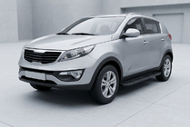 Kia Sportage 2010–2015 Bosphorus Black side steps (2 st., aluminium) foto 1