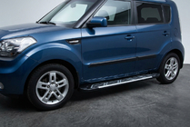 Kia Soul I 2008–2013 Sunrise side steps (set van 2, aluminium) foto 1