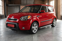 Kia Soul I 2008–2013 Maydos V1 zijtreden (set 2 stuks, aluminium + RVS) foto 1