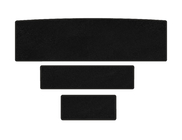 Cadillac Escalade 2014–2020 Textiele kofferbakmat Classic (Zwart) foto 1