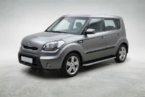 Kia Soul I 2008–2013 Side steps Tayga Grey (set van 2, aluminium) foto 1