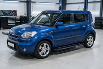 Kia Soul I 2008–2013 RedLine Black zijsteps (set van 2, aluminium) foto 1