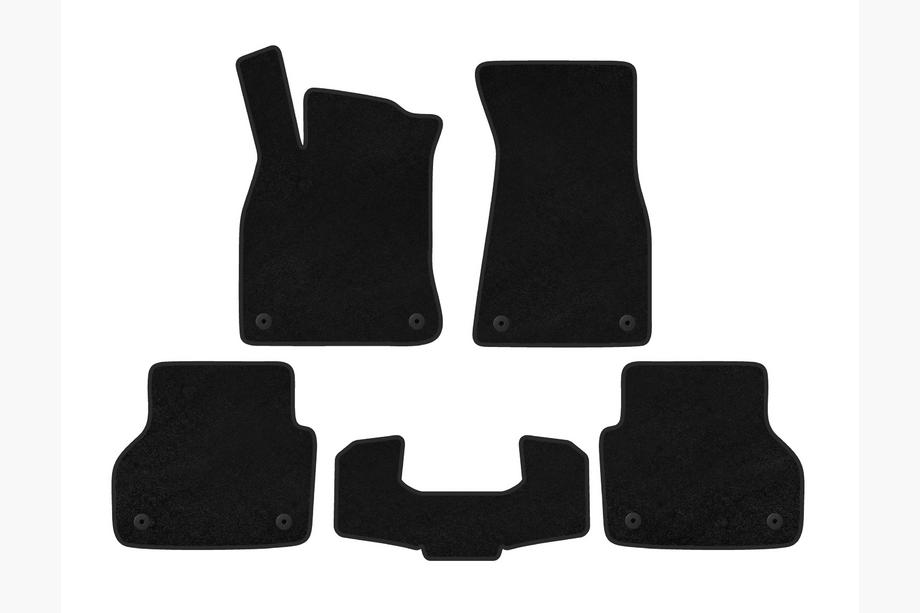 Audi A6 C8 2018–2025 Textiele automatten Deluxe V1 (Zwart) Image