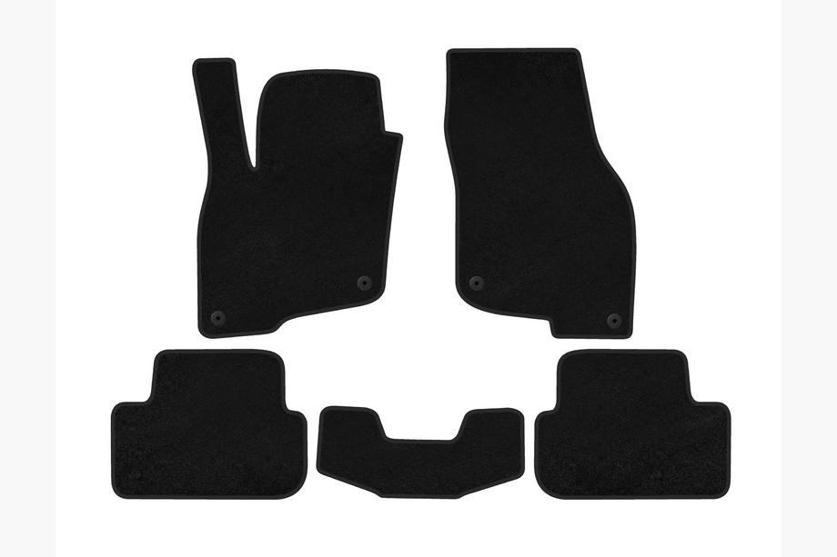 Audi Q2 2016– Deluxe textiel automatten (Voor e-tron 2019-, China, zwart) Image