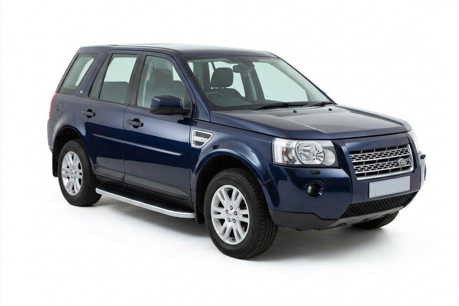 Land Rover Freelander II 2006–2014 Side steps Tayga Grey (set van 2, aluminium) Image