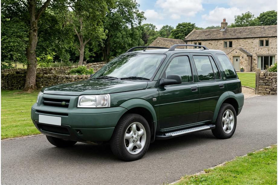 Land Rover Freelander I 1997–2006 Side steps Allmond Grey (set van 2, aluminium) Image