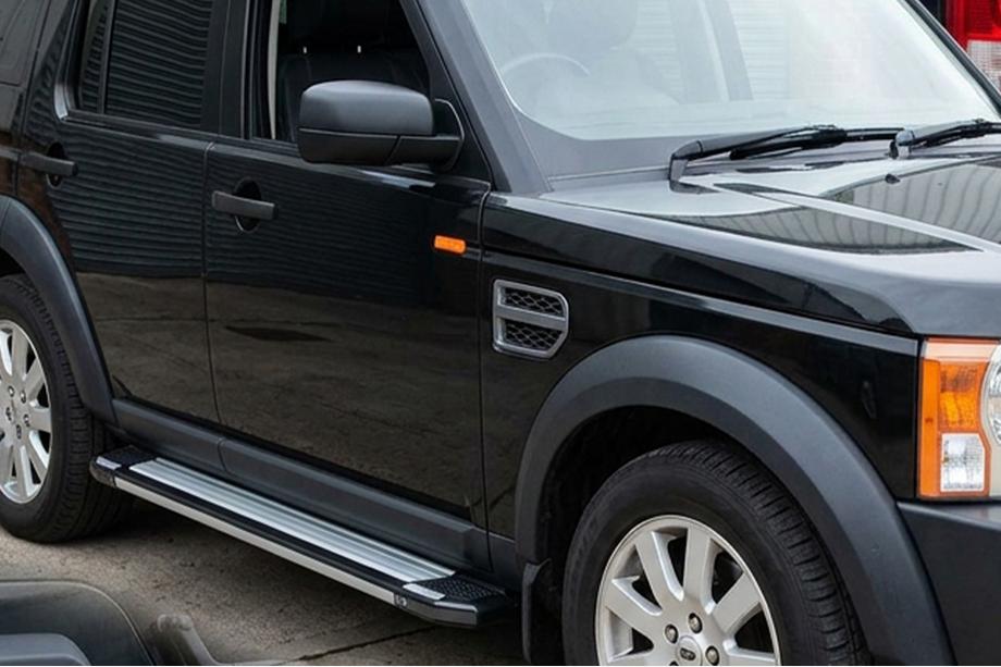 Land Rover Discovery III 2004–2009 Rainbow zijtreden (set van 2, aluminium) Image