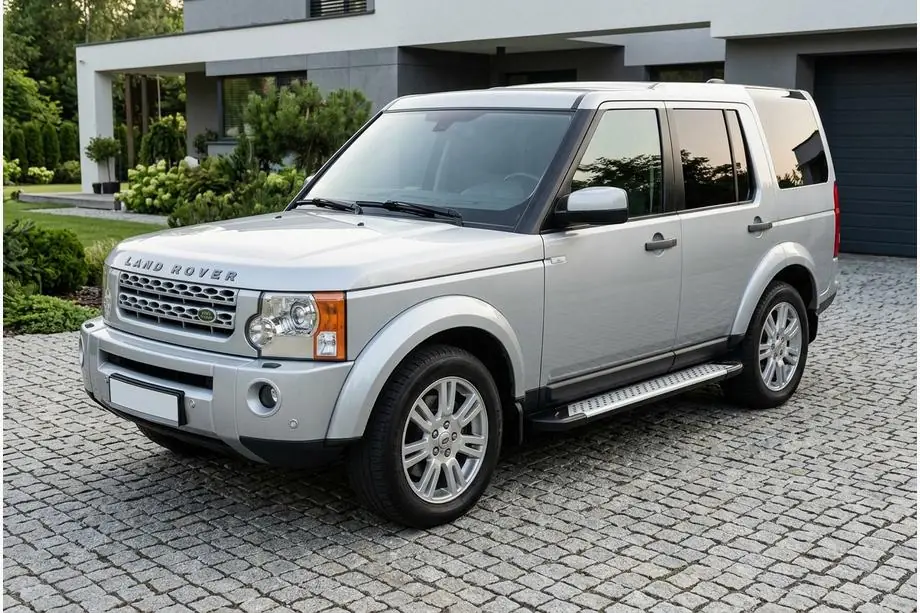 Land Rover Discovery III 2004–2009 Side steps Allmond Grey (2 stuks, aluminium) Image