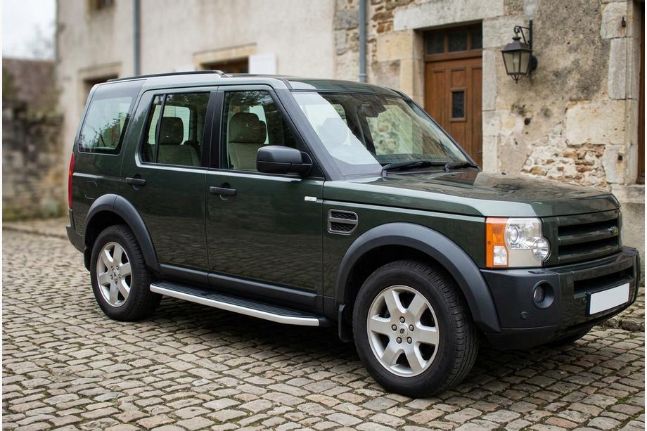 Land Rover Discovery IV 2009–2017 Side steps Tayga Grey (set van 2, aluminium) Image