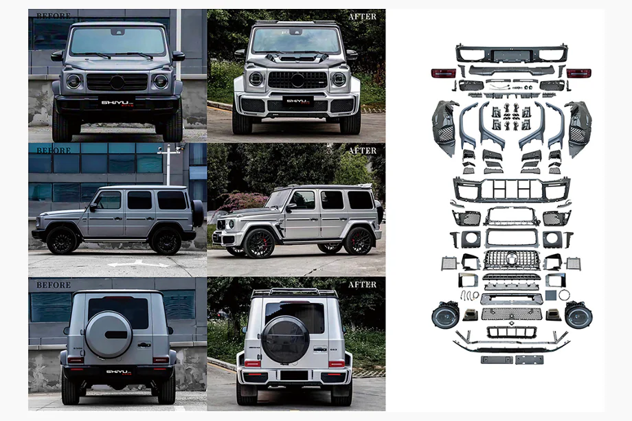Mercedes G-Klasse W463 2018–2024 Restylingkit voor W465 2025 BRB Foto 1