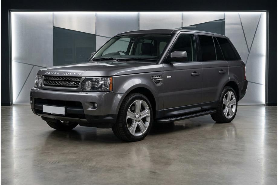 Range Rover Sport 2005–2013 Allmond Black side steps (2 st., aluminium) Image