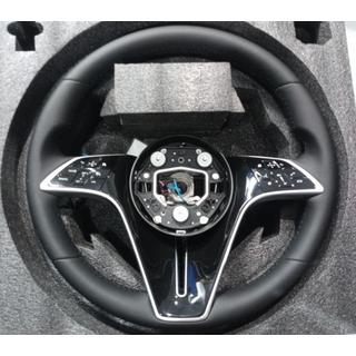 Stuurwiel in Maybach-stijl (zwart + zwarte knoppen)