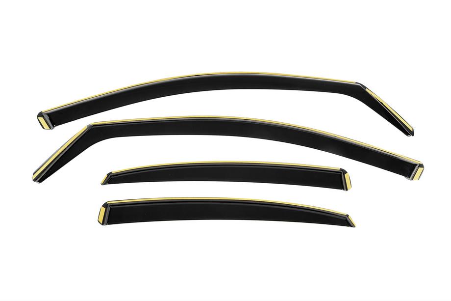 Audi A4 B8 2007–2015 In-channel raamdeflectoren Niken Luxury (Sedan, 4 stuks) Image