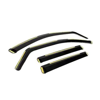 In-channel raamdeflectoren Niken Luxury (4 stuks) Mercedes ML W164 2005–2011 foto 3