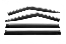 Hyundai Santa Fe 5 2023– Windschermen met chromen sierlijst Niken Luxury (4 stuks) foto 1