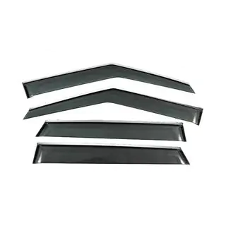 Windschermen met chromen sierlijst Niken Luxury (4 stuks)