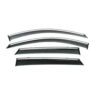 Windschermen met chromen sierlijst Niken Luxury (4 stuks)