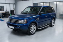 Range Rover Sport 2005–2013 Maydos V1 zijtreden (set 2 stuks, aluminium + RVS) foto 1