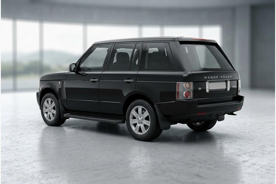 Range Rover III L322 2002–2012 Allmond Black side steps (2 st., aluminium) Image