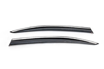 Skoda Octavia III A7 2013–2019 Raamdeflectoren met chroomlijst LiftBack achter (2 stuks, Niken) foto 1