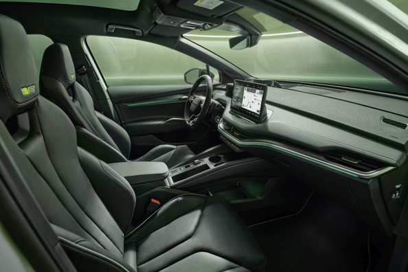 Skoda Enyaq Coupe RS 2025 review: sportieve elektrische coupé na de facelift Foto 6