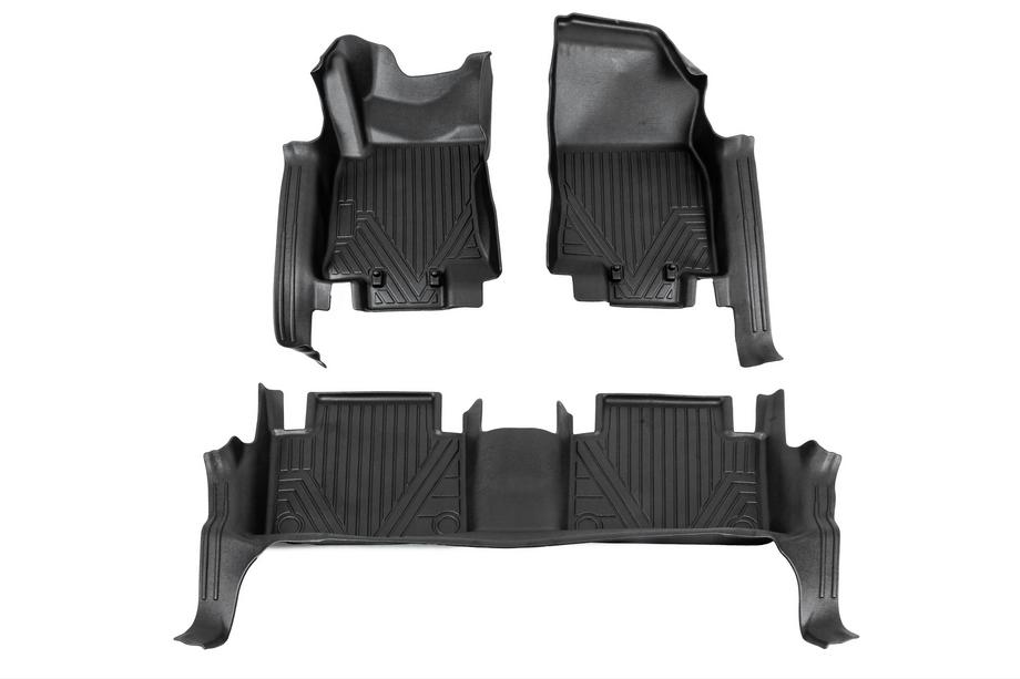 Nissan X-trail T32/Rogue 2014–2021 Rubberen mattenset Niken Luxury 3D (voor X-trail, 3-delig) Image