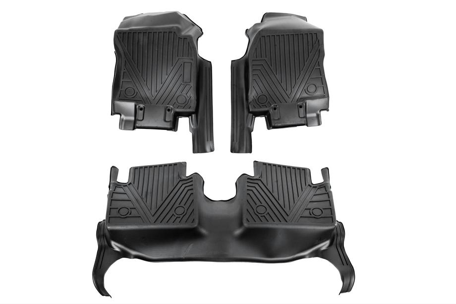 Nissan X-trail T33/Rogue 2022– Niken Luxury 3D rubberen automatten voor het interieur (voor X-trail, 3-delig) Foto 2