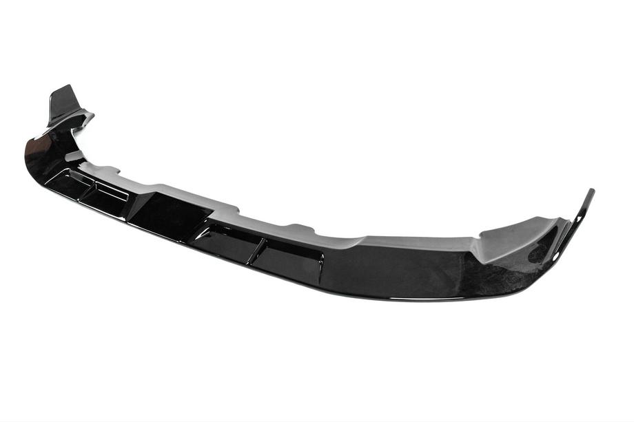 BMW X4 G02 2018– Voorbumper lip spoiler (voor F98 2022-2024, hoogglans zwart) Foto 4