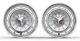 Chevrolet Bel Air 1961–1964 Gesmede OEM-velgen R18 R20 (4 stuks) foto 8