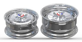 Chevrolet Bel Air 1961–1964 Gesmede OEM-velgen R18 R20 (4 stuks) foto 13