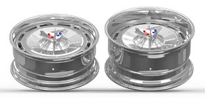 Chevrolet Bel Air 1961–1964 Gesmede OEM velgen R20 (4 st.) foto 3
