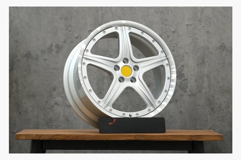 Ferrari 575M Maranello Gesmede OEM velgen R19 V1 (4 stuks) Image