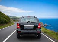 Kia Sorento I BL 2002–2009 Achterbeschermbeugel AK012 (roestvrij staal) foto 1