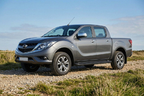 Mazda BT-50 2012– Allmond Black side steps (2 st., aluminium) foto 1