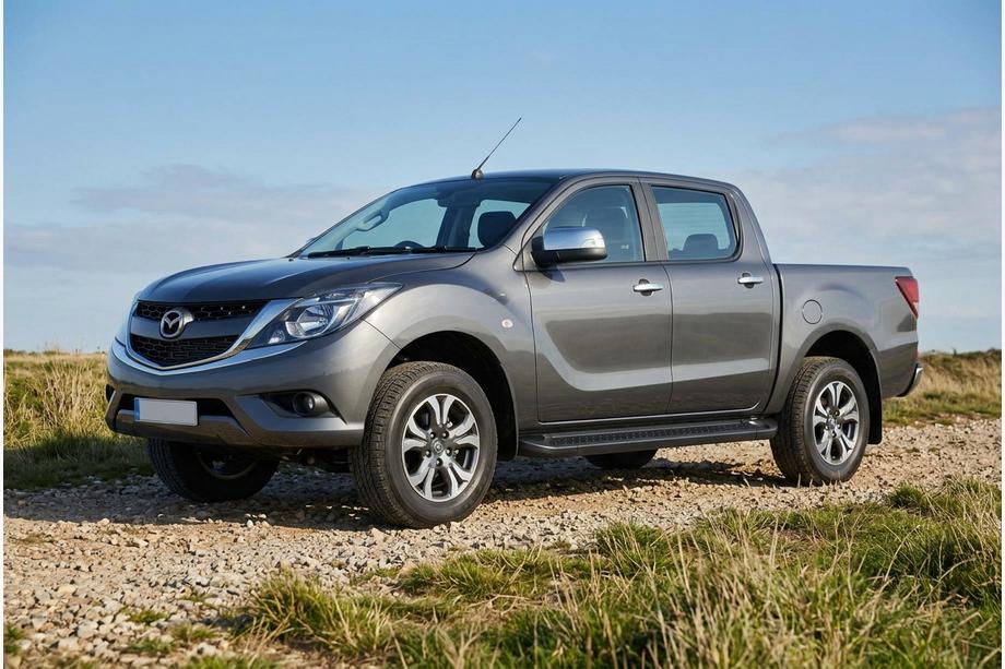 Mazda BT-50 2012– Allmond Black side steps (2 st., aluminium) Image