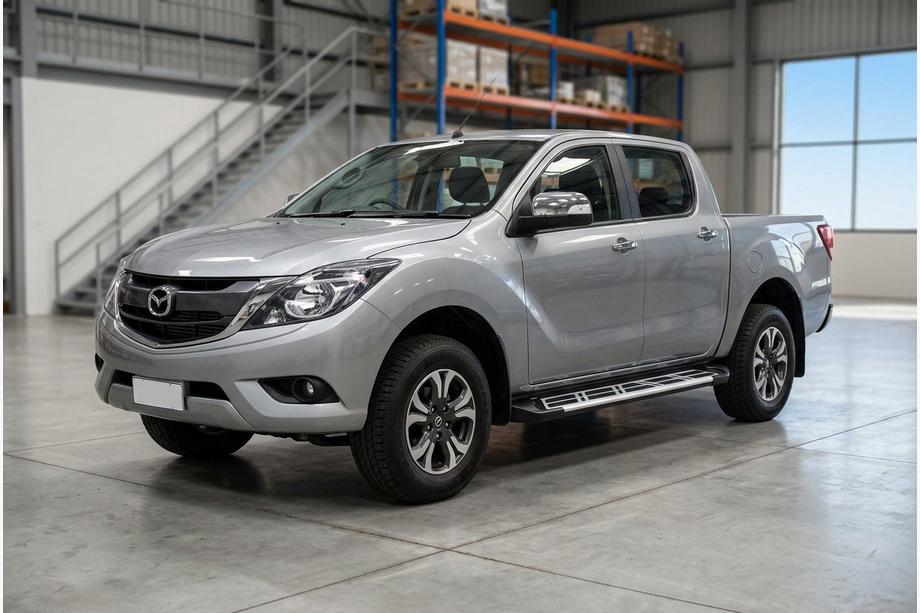 Mazda BT-50 2012– Sunrise side steps (set van 2, aluminium) Image