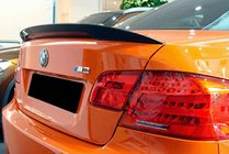 BMW 3-serie E92/E93 2006–2013 MP-Style spoiler (voor E92, hoogglans zwart) foto 1