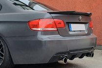 BMW 3-serie E92/E93 2006–2013 M4-Style spoiler (voor E92, hoogglans zwart) foto 1