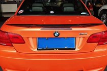 BMW 3-serie E92/E93 2006–2013 M4-Style spoiler (voor E93, hoogglans zwart) foto 1
