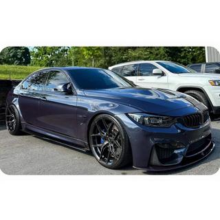 Side skirt extensions PSM-Style (voor M3 side skirts, ABS) BMW 3 Serie F30/F31 2012–2019 foto 1