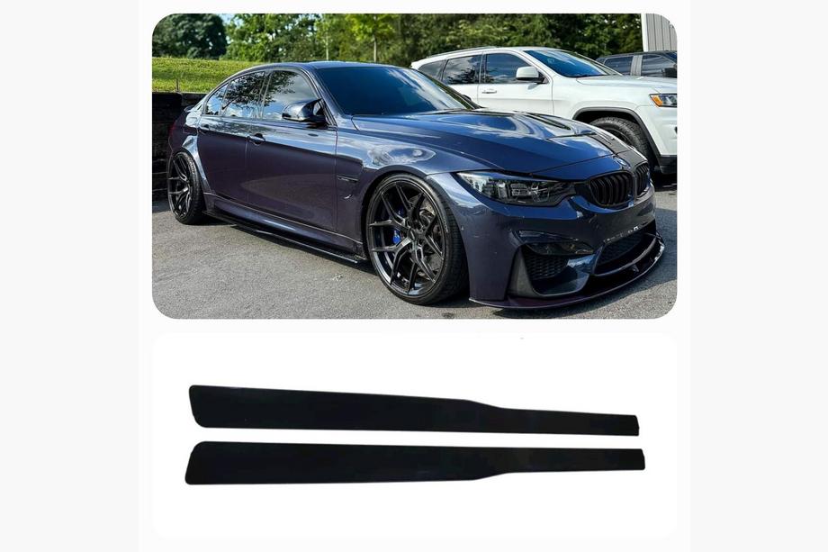 BMW 4 Serie F32/F33/F36 2012–2020 Zijskirts extensions PSM-Style (voor M4 zijskirts, ABS) Foto 1