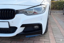 BMW 3 Serie F30/F31 2012–2019 Hoeksplitters voor voorbumper JIE Flap (voor M-Sport, ABS) foto 1