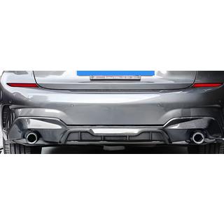 Achterbumper diffuser (voor M-Sport 2018-2022, voor ronde uitlaatsierstukken, ABS) BMW 3 Serie G20/G21 2018– foto 2