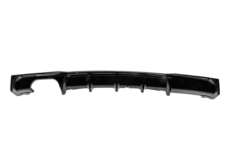 BMW 3 Serie F30/F31 2012–2019 Achterbumper diffuser voor dubbele uitlaat aan één zijde (voor M-Sport, ABS) Image