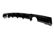BMW 3 Serie F30/F31 2012–2019 Achterbumperdiffuser voor dubbele enkelvoudige uitlaat (voor M-Sport, ABS) foto 2