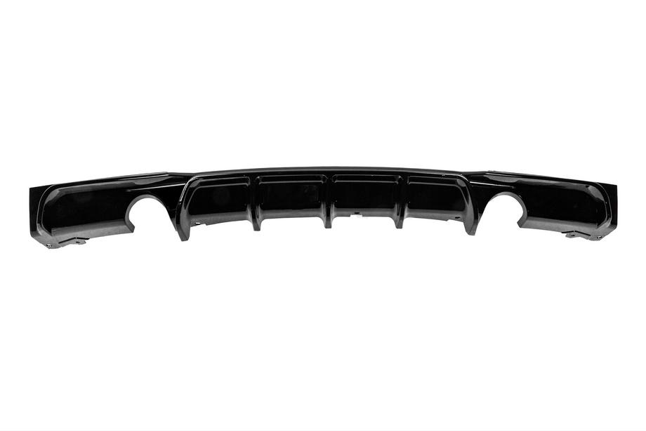 BMW 3 Serie F30/F31 2012–2019 Achterbumperdiffuser voor dubbele enkelvoudige uitlaat (voor M-Sport, ABS) Image